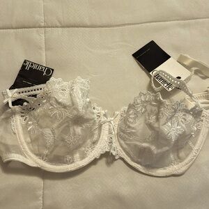 Chantelle made in france bra white 34c